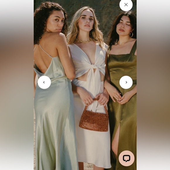 Whimsy and Row Fiona Dress in the color Sage, size small - Picture 9 of 12